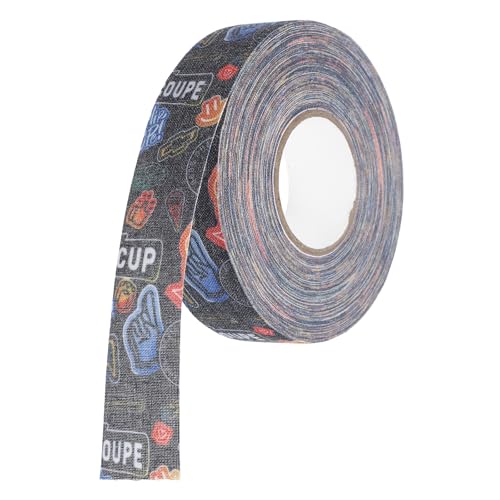 SOPOTUTU Cinta de Hockey Profesional Antideslizante y Resistente al Agua y Fácil de Cortar para Raquetas y Equipos de Hockey sobre Hielo Accesorio Deportivo Portátil