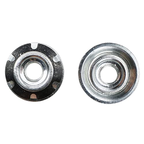 Image of MEETOOT 10pcs Round Tubing Inserts Threaded Tube Inserts Plum Blossom Shrapnel Bottom Plug Nut