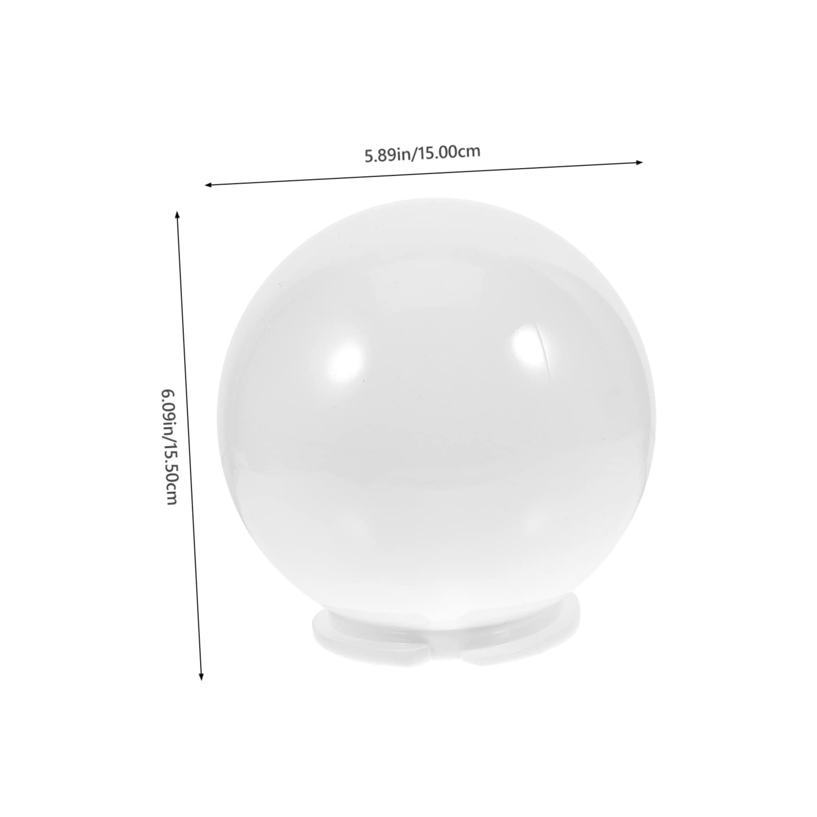 Holibanna Post Lamp Shade Replacement Globe Weather Resistant Light Fixture Cover for Outdoor Garden Patio Porch Walkway Decor Design Light Output