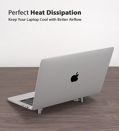 Image of Steklo - X-Stand for MacBook and PC Laptop, Aluminium Adjustable /Portable, Cooling Universal Stand for size 12 inch-17 inch Screen