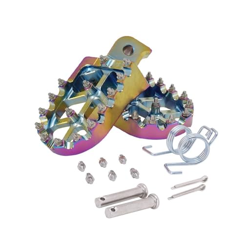 Pédales cadre repose-pieds moto aluminium TW200 PW50 PW80 TTR90 CRF
