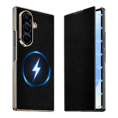 XIMAND for Samsung Galaxy Z Fold 8 Ultra Case Leather Magnetic Foldable by XIMAND - Used condition - US$31.59