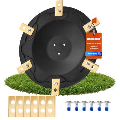 FourShow Blade Disc with 6 Blades for ECOVACS Goat Robot Mowers