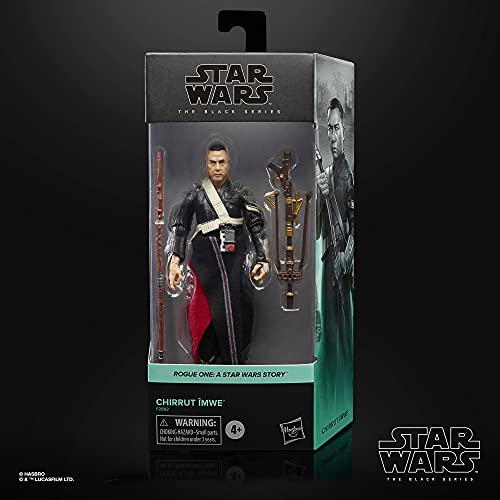 STAR WARS The Black Series Chirrut Îmwe 6-Inch-Scale Rogue One: A Story Collectible Action Figure, Toys for Kids Ages 4 and Up - Image 3