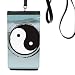 China Taichi Eight Diagram Mountain Phone Wallet Purse Hanging Mobile Pouch Black Pocket