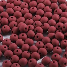 250Pcs Brown Clay Beads for Bracelets Making, 6mm Round Beads for DIY Necklace Earring Making Kit