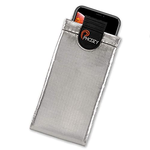 New Deal PHOOZY XP3 Series Ultra Rugged Thermal Phone Case - Insulated Weatherproof Protection - AS SEEN ON Shark Tank - Protection Against Cold Snow Sun Heat and Floats in Water (Silver - Large)