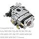 Ewillownm Kompatibel mit neuem Vergaser für Walbro WYK-233A Echo A021001340 PAS280 PPF280 PPT280 SRM280 Trimmer Vergaser