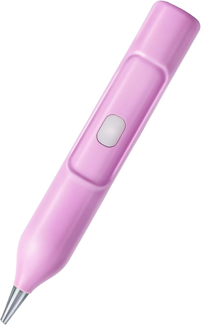 Electric Diamond Art Painting Pen, Wireless Vacuum Diamond Painting Pen, DIY Art Accessories Tools for Adults (Purple)