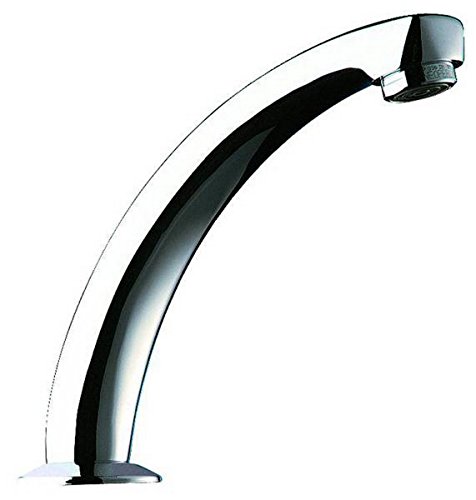 bec fixe fondu - longueur 140 - hauteur 120 - a poser sur plage - fixation renforcée par 3 vis inox - delabie 981142