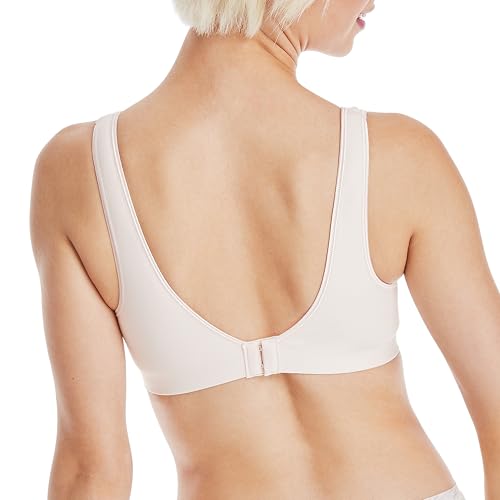 Hanes Women's Wireless Bra, Smooth Comfort Full-Coverage T-Shirt Bra, Single or 2-Pack2