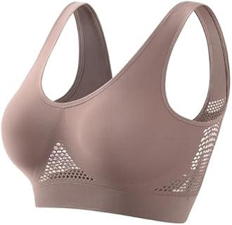 Wireless Sports Bra for Women Plus Size Workout Bras High Support Yoga Bras Breathable Mesh Bras Comfy Everyday Bras