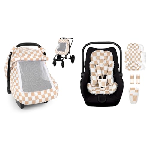 Funda y cojín para asiento de auto bebé DILIMI miniatura 1