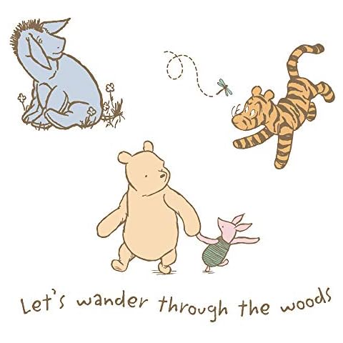 Lambs & Ivy Storytime Pooh Wall Decals - Beige Cover