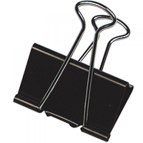 Q-Connect Foldback Clip 32mm Black (Pack of 10) KF01284
