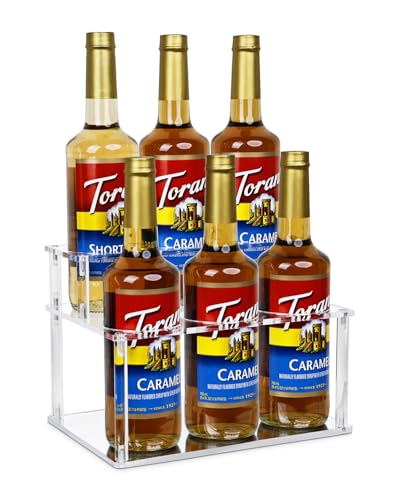 Thickened Acrylic Coffee Syrup Organizer