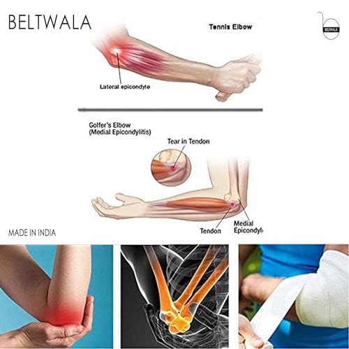 Image of Unisex Tennis Elbow Support Brace for Pain Relief Forearm Elbow Support Strap Adjustable Compression Sleeve for Injury Recovery Orthopedic Support- Universal