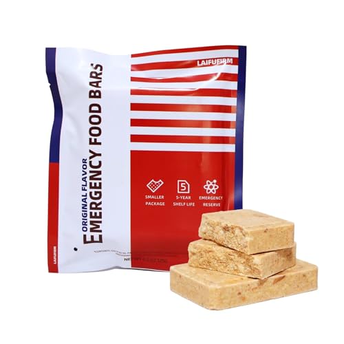 LAIFUFIRM Emergency Food Bars Survival preparedness Rations 572 kcal