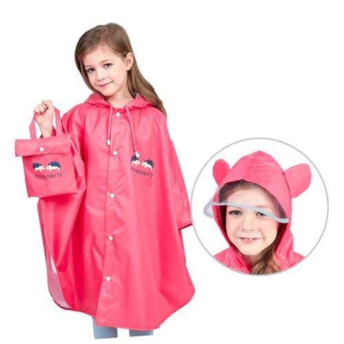 TENDYCOCO Ponchos de chuva para crianças, capa de chuva para uso ao ar livre, capa de chuva para bic
