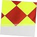 EXAOMBLE 2pcs Referee Special Flag Durable Pennant Flags Comfortable Sponge Grip Lightweight Design for Soccer Football and Hockey Training Storage Bag