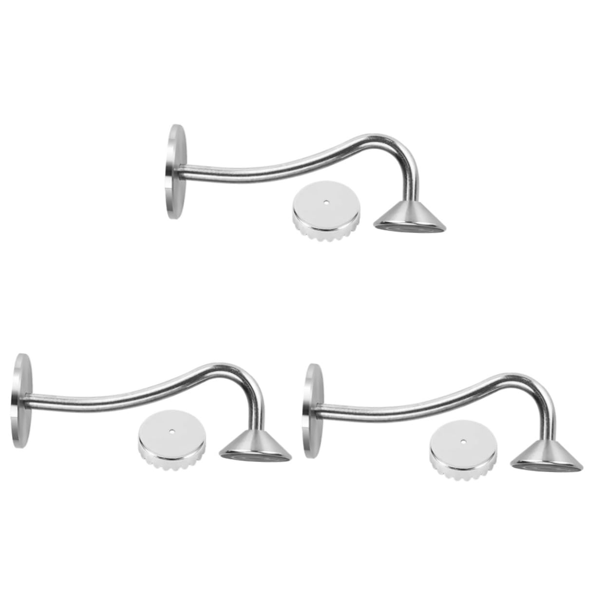 Ciieeo 3 Jaboneras Magnéticas de Pared con Autodrenaje para de Baño Diseño Moderno.