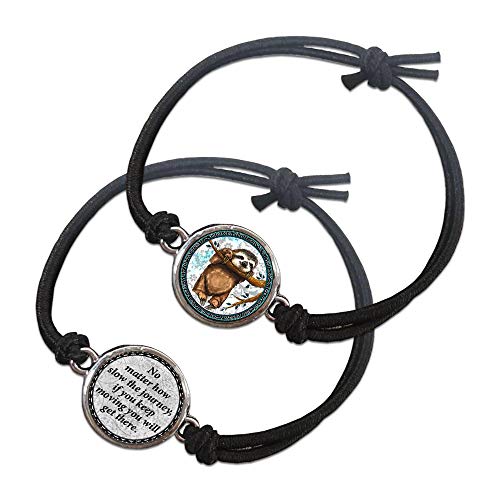 Spirit Lala Sloth Reversible Stretch Bracelet With Gift Box #TOP23