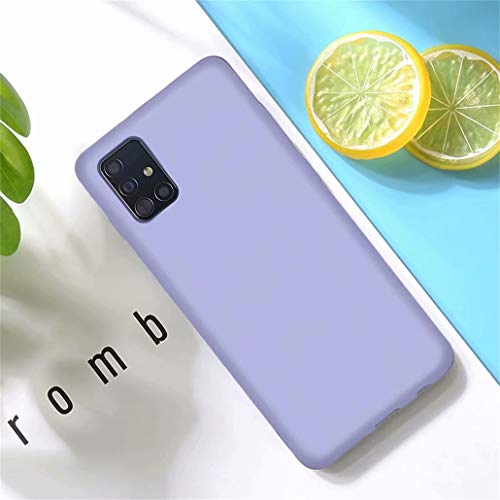 CRABOT Compatibel met Samsung Galaxy A51 Vloeibaar siliconen telefoonhoesje Gel Rubber Shockproof Cover Zachte Anti-Val… - Image 8