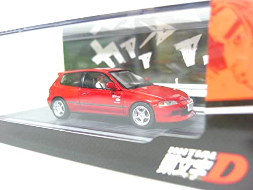 1/64 ホビージャパン 頭文字D ホンダ シビック 赤(EG6) 妙義 Night Kids/庄司慎吾 イニシャルD