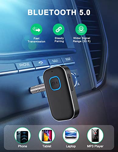 Comsoon J22 Bluetooth Aux Adapter For Car, Noise Reduction Bluetooth Receiver For Music/Hands-Free Calls, Wireless Audio Receiver thumb #2