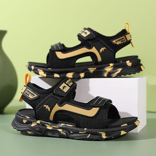 Kids Sports Sandals for Boys Summer Beach Open Toe Athletic Adjustable Strap Outdoor Sandals Comfortable Casual Shoes3