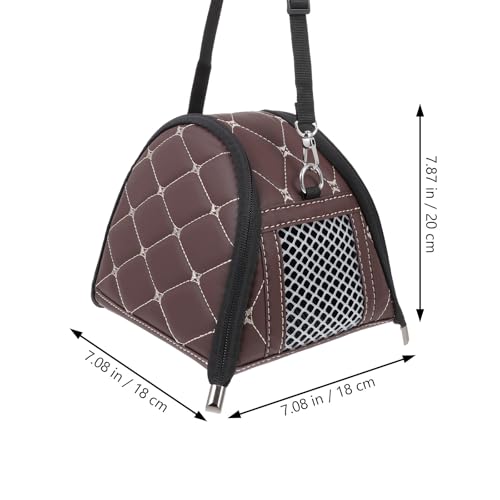 Transportín para hámster y chinchilla ideal para paseos con correa cómoda 3