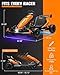 First Ride On 48V Go Kart with Top Speed 15 MPH, Licensed McLaren Drift Kart for Teens 14+ w/Handbrake and 3-Speed Transmission, Electric Go Kart w/Adjustable Seat, Seat Belt and Rubber Tire (Orange)