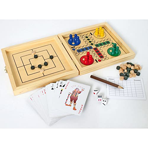 Bartl 109962 Spielesammlung f&uuml;r die Reise aus Holz