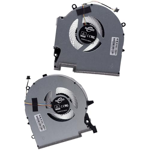 Deal4GO 9.6W CPU & GPU Graphics Cooling Fan M57139-001 Replacement for HP OMEN 17-CK 17-CM 17-CK0000 17-CK1010NR
