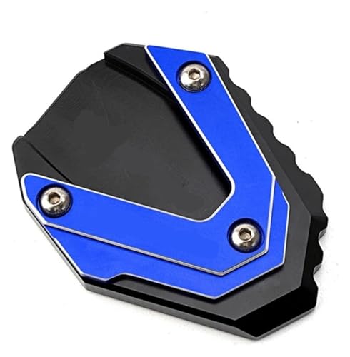 Extension béquille Xmax 300 évite la chute sur sol mou bleu
