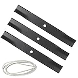RANSOTO 50-Inch Mower Blade & Deck Belt Kit for Toro Timecutter SS5000/SS5060/MX5000 Series | Replaces OEM 115-5059-03, 110-6837-03, 119-8820 | Commercial-Grade Dual Pack