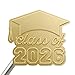 BOMSCTA Class of 2026 Graduation Envelope Stickers: 120 Pcs Gold Foil Embossed Grad Seals, 2 Inch Senior 2026 Stickers for Invitations, Announcement Cards, Party Favors, Gift Bags