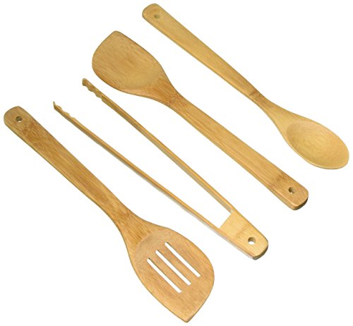 Joyce Chen , Burnished Bamboo Utensil Set, 5-Piece