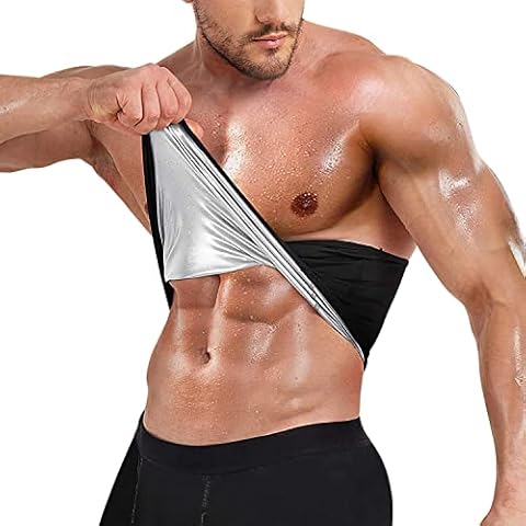 KUMAYES Abdominal Band Slimming Men Adjustable Belt Training Sauna Neoprene Headband Slimming Waist Trimmer, Black, XXXL Cover