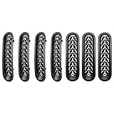 RYDONAIR Front Grill Mesh Inserts Compatible with Jeep Wrangler JK JKU Unlimited Rubicon Sahara 2007...