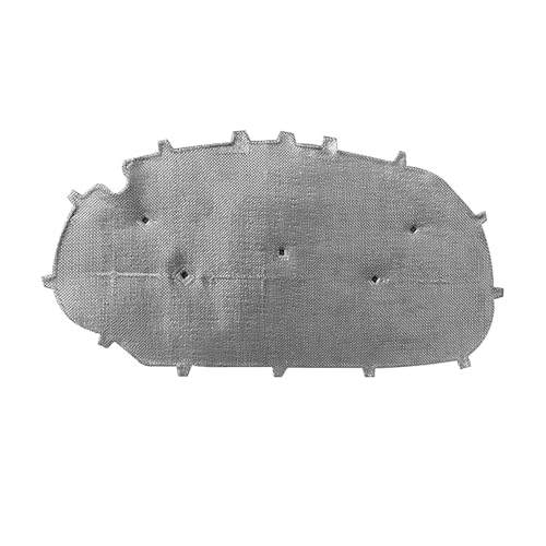Compatible for Volkswagen Golf 6/Golf 6 GTI Front Hood Engine Sound Insulation Pad Cotton Soundproof Cover Thermal Heat Insulation Pad Mat(Front All Aluminum)