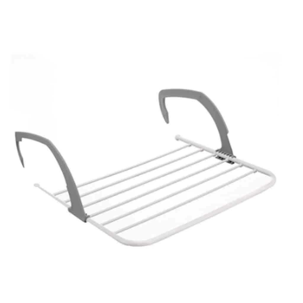 MOBYGKFY Clothes Hanger Window Balcony Window Sill Drying Rack Folding Hanging Clothes Rack Balcony Drying Shoe Clothes Rack