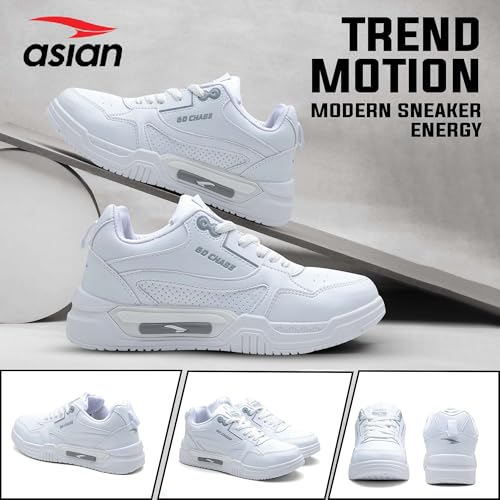 Image of ASIAN Shadow-02 Sneakers for Men | Cushioned Insole, Anti-Slip Outsole & Premium Stylish Design | Trendy Casual Sneakers for Gym