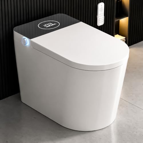 Image of LOUPUSUO Luxury Smart Toilet with Bidet Built in,Instant Warm Water & Dryer