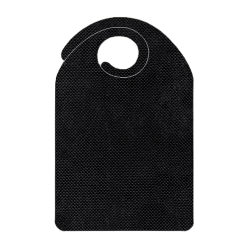 Bavoir noir tissu jetable 37x57 cm contre les taches de nourriture Lucgel