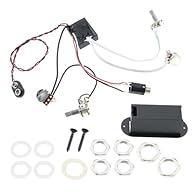 The main body of this 2-band electric guitar bass active pickup consists of an active pickup, which is the core of the entire set of accessories. It can effectively capture the sound of the bass guitar, making it clearer and fuller. The accessory inc...
