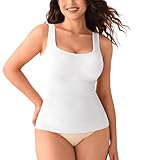 TTWORLDS Women's Tummy Control Shapewear Tank Tops Plus Size Square Neck Ribbed Fitted Compression Tanks Basic...