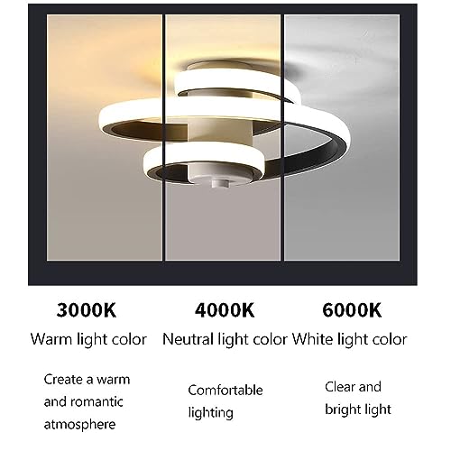 Lámpara de techo intercambiable de 3 colores con tecnología LED eficiente para el hogar 2