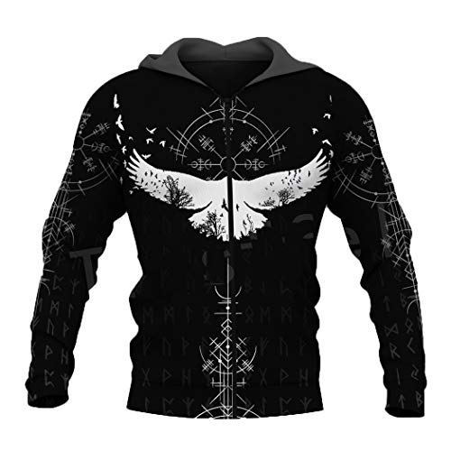 Sweat Viking 3D grande taille 6XL fini les vêtements étroits optez pour le confort hip hop