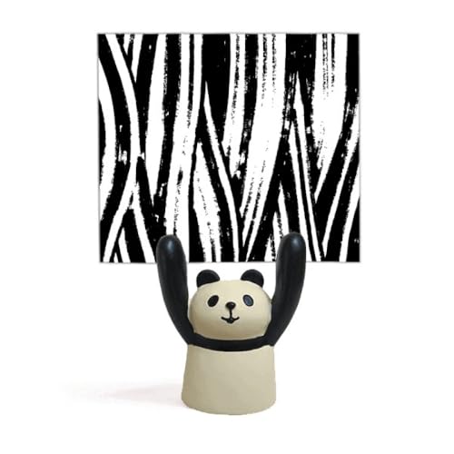 Porte-mémo vertical panda en forme de dessin animé pour bureau et maison